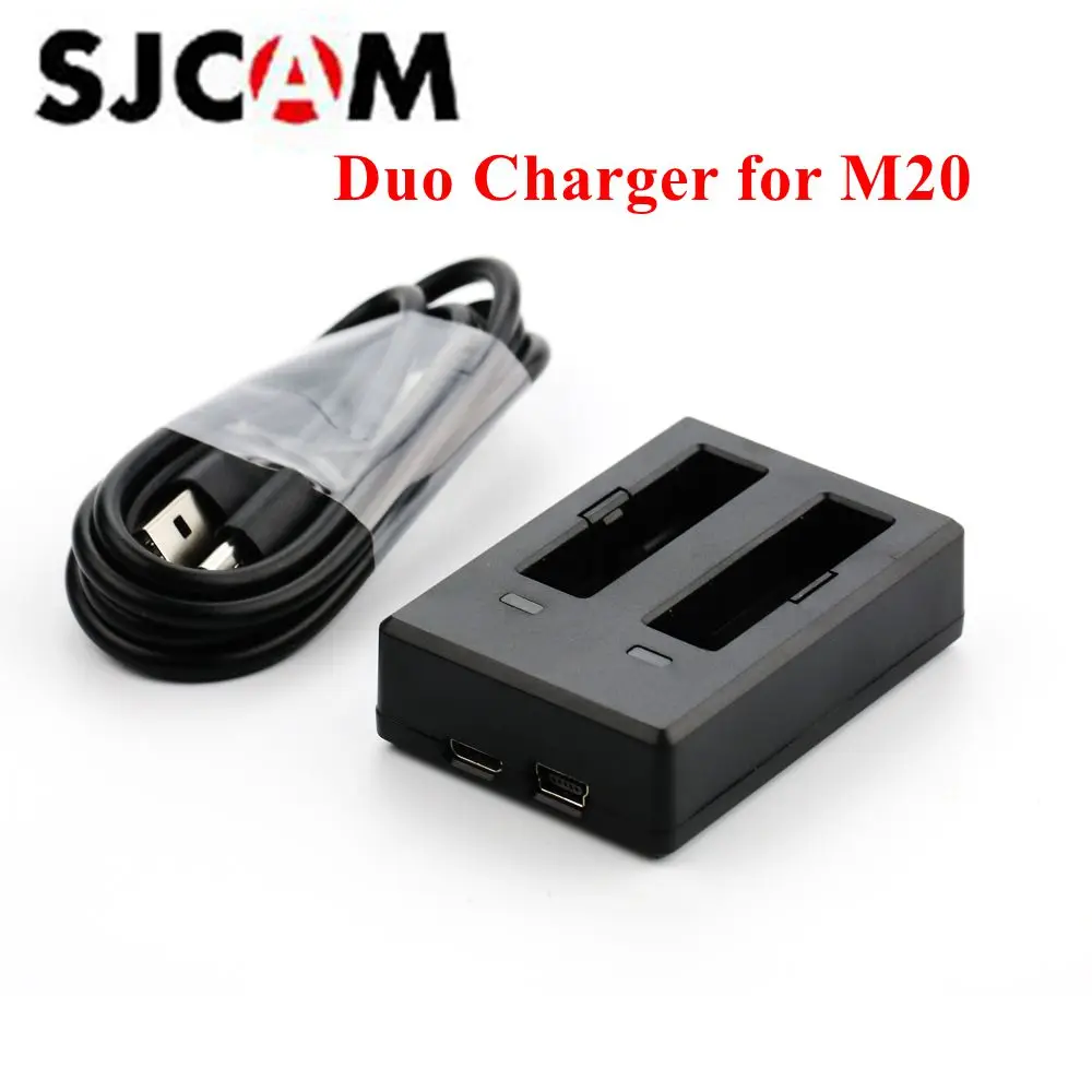 Оригинальный SJCAM бренд M20 Desktop Зарядное устройство для M20 Батарея двойной слот Батарея путешествия Зарядное устройство для M20 Спорт DV Камера