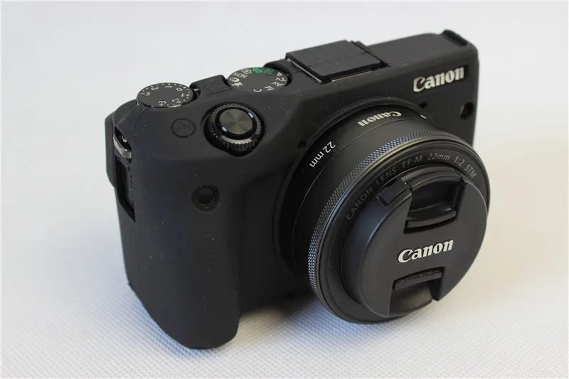 Хорошая видеокамера сумка для Canon EOSM3 EOS M3 силиконовый чехол резиновый камеры
