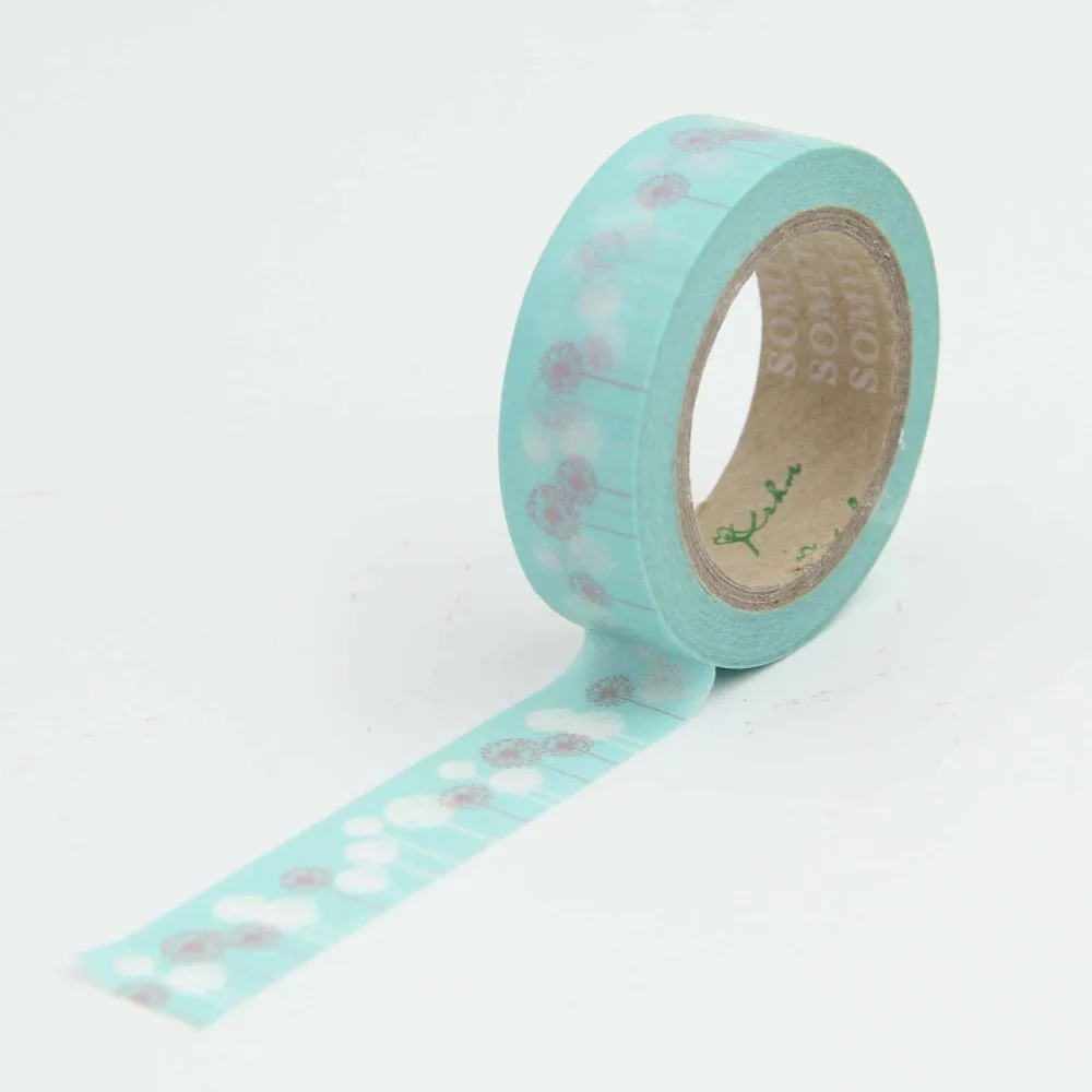 High Quality Dandelion Flower Washi Paper Masking Tapes Scrapbooking