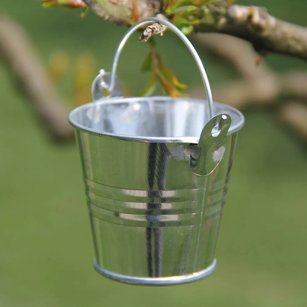 Mini Tin Pail Metal Pail Candy Tin Pail Chocolate Tin Pail 20pcsin