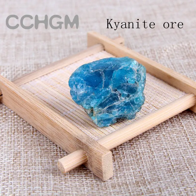 Ассорти из натурального камня, камни, кристалл кварца, авантюрин, обсидиан, бусины, чакра, исцеление, ожерелье рейки, кулон - Окраска металла: Kyanite