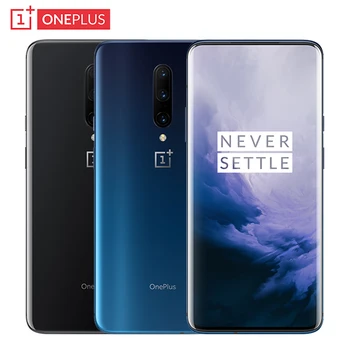 Перейти на Алиэкспресс и купить Глобальная ROM Oneplus 7 Pro мобильный телефон 6,67 дюймов жидкокристаллический AMOLED дисплей 8 ГБ + 256 ГБ Snapdragon 855 48MP камеры NFC Смартфон