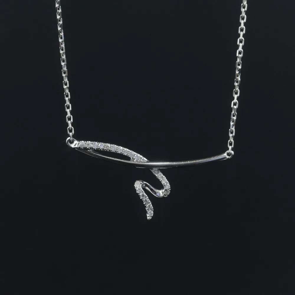 

LASAMERO Halo 0.084CT 18k Gold Round Cut Square Center Pave Set Natural Diamond Necklace Chain Women chocker Fine Jewelry
