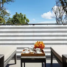 Домашний дышащий экран для балкон перила термостойкий Балконный забор экран конфиденциальности с веревкой складной