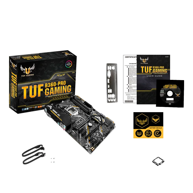 

Asus TUF B360-PRO GAMING Desktop Computer Motherboard B360 1151 DDR4 ATX Motherboard new original