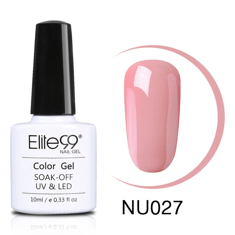 Гель лак Elite99 для светодиодной УФ лампы телесного цвета|nail polish lacquer|designer nail polishnail |