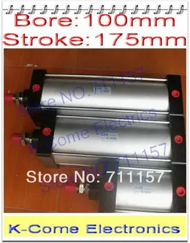 

100mm Bore 175mm Stroke 1/2" BSP Pull Rod 100x175 Standard Pneumatic Air Cylinder SC 100*175 100-175 Airtac Type
