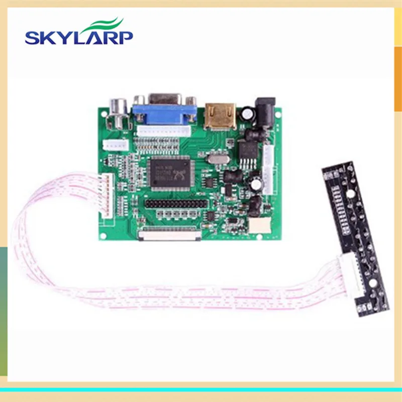 Skylarpu ttl LVDS плата контроллера HDMI VGA 2AV 50PIN для AT070TN90 HDMI VGA вход драйвер платы контроллер для Raspberry Pi