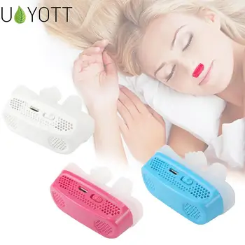 

Upgrade Electric Silicone Anti Snore Nose Stopping Breathing Apparatus Guard Sleeping Aid Mini Snoring Device Relieve Snoring