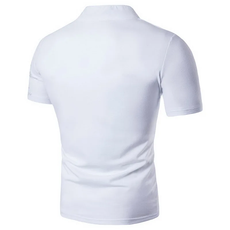 Мужская футболка для бега летние футболки с v-образным вырезом и буквенным принтом с короткими рукавами мужские фитнес-колготки баскетбольные теннисные Топы