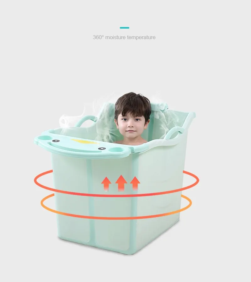 For 0-15 Years Old Baby Boy Large Size Thick Baby Foldable Bath Tub 15