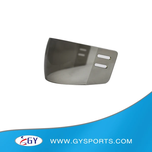 

Free shipping Newest Design CE approved Ice Hockey helmet Smoke Visor helmet face shield for sale
