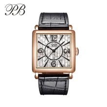 PB Luxury Brand Watch Women Fashion Dress Austria crystal Ladies Watch Stainless Steel Casual Quartz Wristwatch HL650