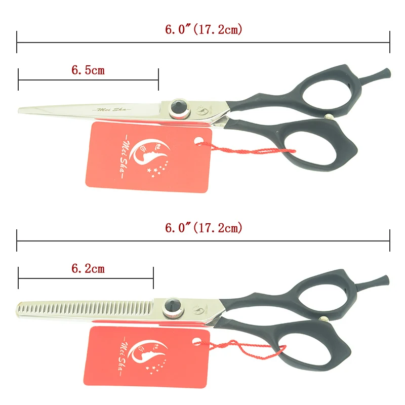 Meisha 6 дюймов профессиональная машинка для стрижки волос челка ножницы Япония 440c Парикмахерская филировочные Парикмахерские ножницы для стрижки бритвы HA0439