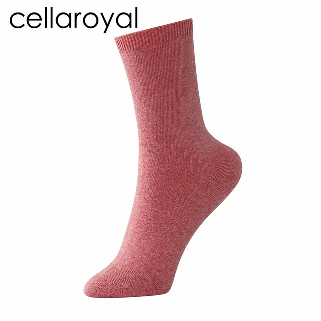 Cellaroyal Women's Value No Seam TOE Comfort Blend Cotton Crew Sock, 1