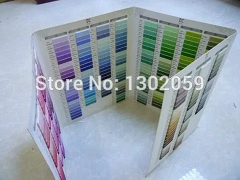 

Cross Stitch Thread 447 Colors Map Book Embroidery Tool-----Needlework Embroidery