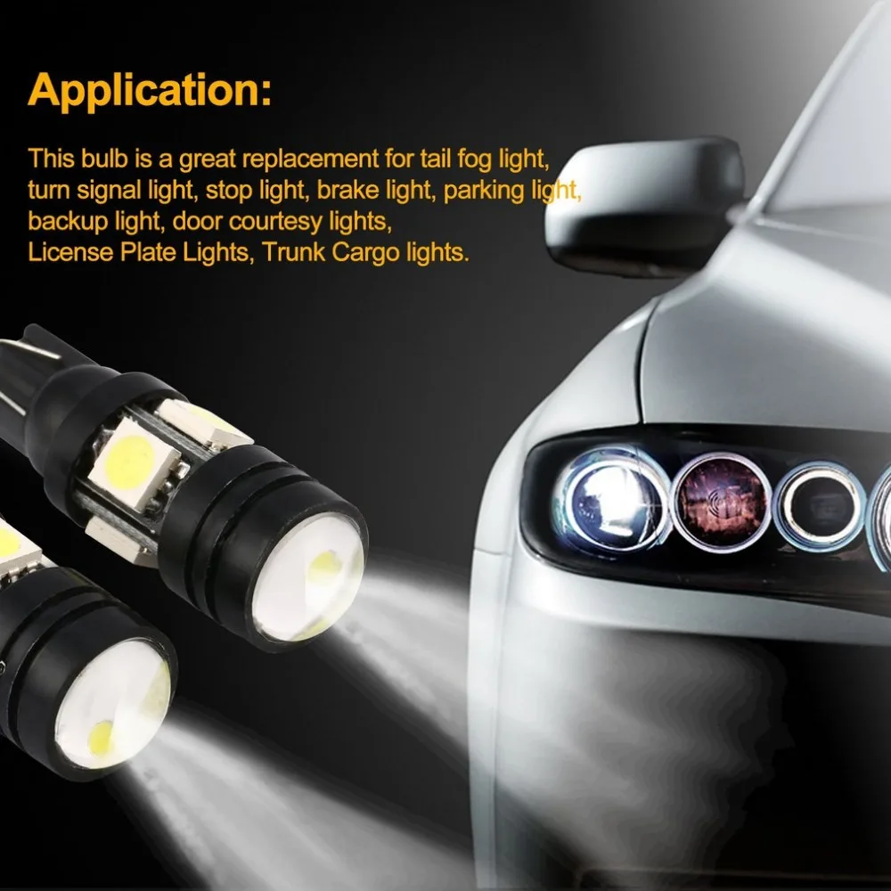 2 قطعة T10 LED W5W سيارة أدى الضباب ضوء مصباح تلقائي 12 V مصابيح كهربائية مع العارض عدسة لفورد التركيز الداخلية التعبئة التصميم السيارات 2 قطعة T10 LED W5W سيارة أدى الضباب ضوء مصباح تلقائي 12 V مصابيح كهربائية مع العارض عدسة لفورد التركيز الداخلية التعبئة التصميم السيارات