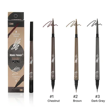 

Music Flower Waterproof Eyebrow Pencil Tattoo Eyebrow Pen Sketch Liquid Eyebrown Soap Brows Enhancer Eyelashes Makeup Brushes