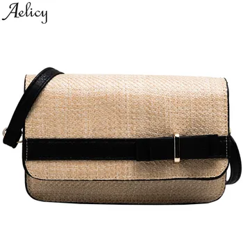 

Aelicy shoulder bag women @@ woven ladies beach bag wild girls Messenger Bags crossbody bolsa feminina dropshipping hot 2020 new