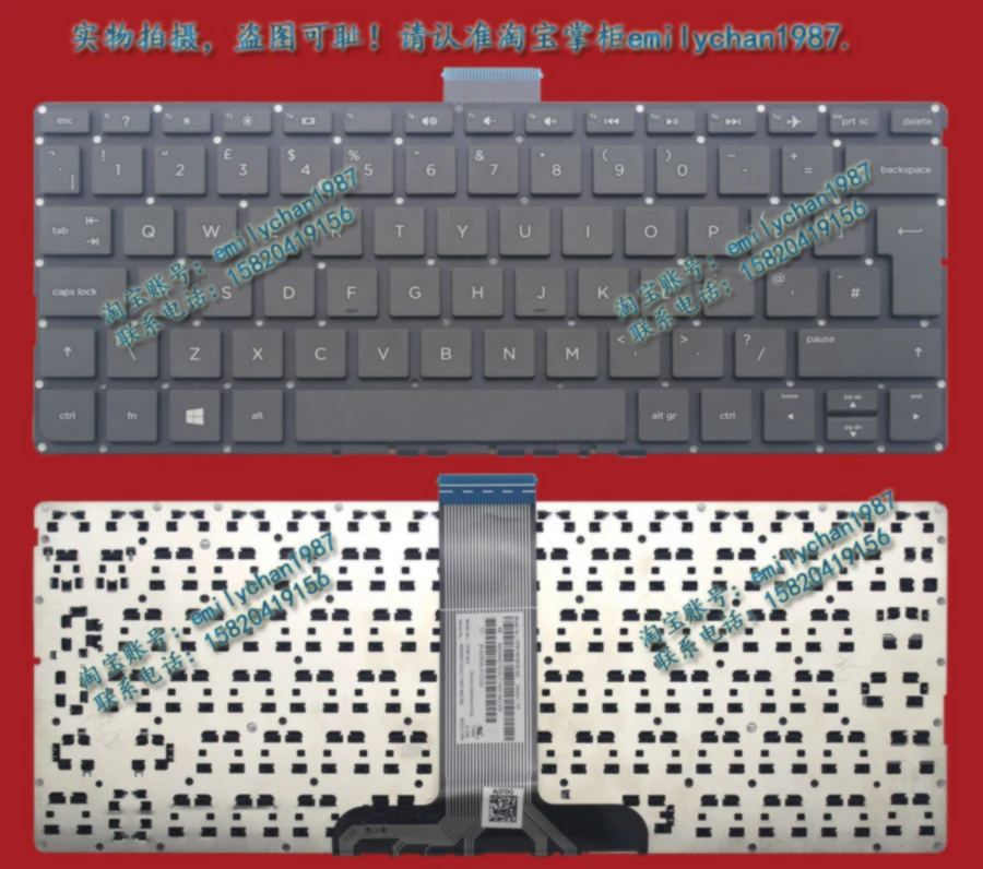 original UK keyboard 11 k000 11 k100 x360 For HP Laptop Keyboard Free