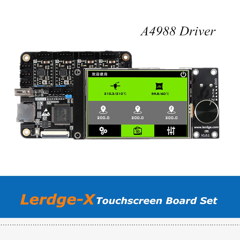 ARM 32bit LERDGE X 3D принтеры 3 5 ''сенсорный экран плата Материнская контроллера