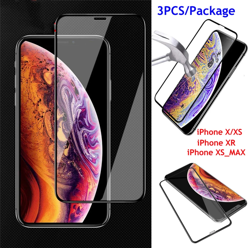 

3PCS Privacy Anti-Spy Tempered Glass Screen Protector For iPhone X XS XR XS Max