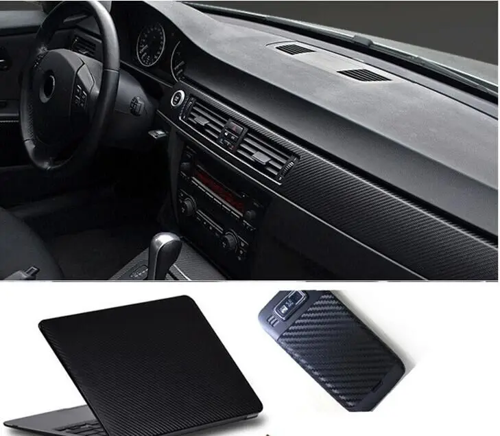 10x127cm Carbon Fiber Vinyl Film Car Stickers Styling For Audi A4 A1 A2 A3 A6 RS4 S4 Q3 Q5 Q7 TT A8 A4L S car | Автомобили и