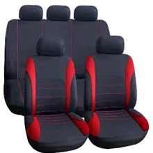 Универсальные чехлы на подушки для автомобильных сидений чехлы из полиэстера чехлы на заднюю панель Авто полиэстер материал Стайлинг интерьерные аксессуары для сидений