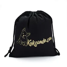 100 шт/партия заказной Хлопковый мешок шнурок печатный логотип