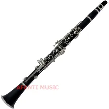 Afanti Music Falling Tune B / Hard Rubber / Nickel button Clarinet (CLA-106)