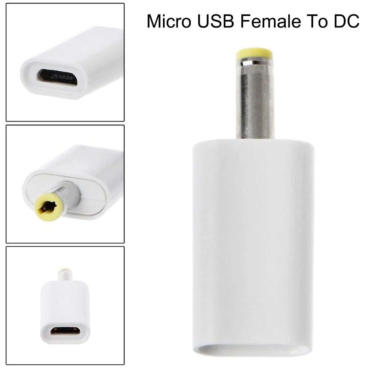 Micro-USB мама к DC 4,0*1,7 мм штекер Jack адаптер конвертер Зарядка для psp