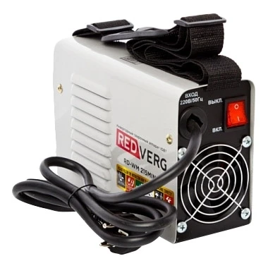 Аппарат сварочный инверторный RedVerg RD-WM 215MINI (мощность 7.9 кВт, Сварочный ток 20-215А, Диаметр электродов 4 мм)