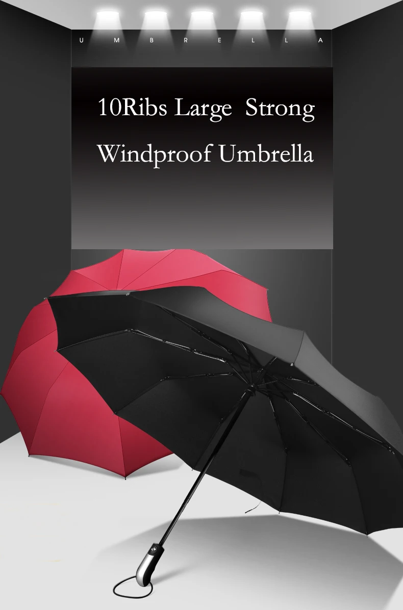 Как дождь складной автоматический зонт дождь Женский Большой ветрозащитный большой сильный зонты для мужчин женский Авто роскошный зонтик UBY10