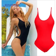 JUYABEI Brand Sexy Girl Bikini Sets Ladies Brazilian Summer Swimwear Women One Piece Backless Swimsuit Sportwear Bathing Suit