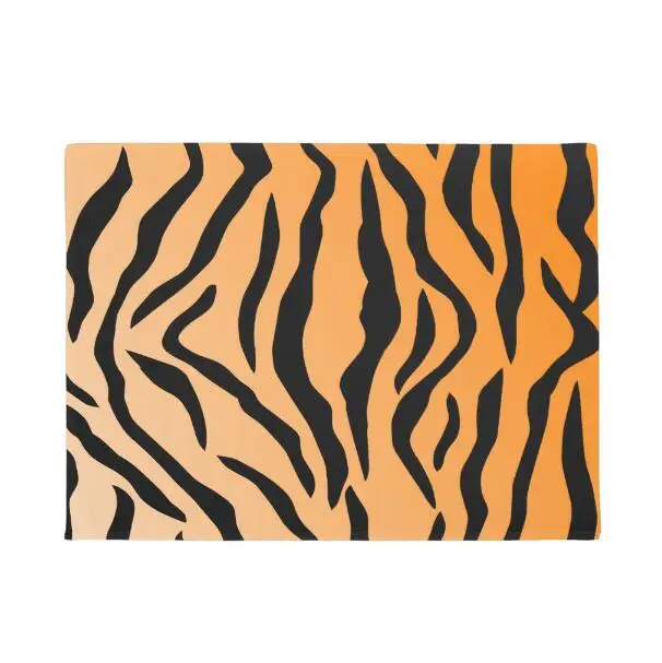 Modern Tiger Print Floor Door Mat Entrance Cool Animal Print Design