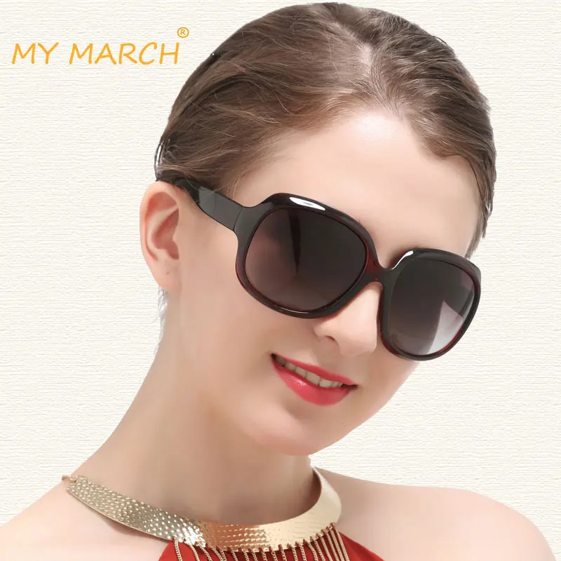 MYMARCH Retro Classic Sunglasses Women Oval Shades Fashion Sunglasses Women Brand Designer Glasses Oculos De Sol Feminino UV400
