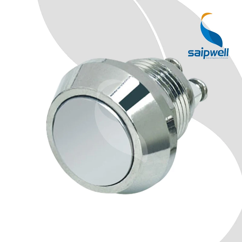 

Resetable Type Waterproof IP65 Mini Button Switch /Flat Shape Metal Push Button Switch (SP12-A3)