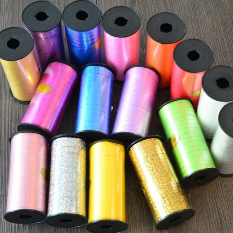 

Hot new 2pcs/lot100 code PVC ballon ribbon wedding gift bow ribbon for birthday party decors anniversary balloons accessories