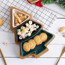 1 set christmas tree ceramic dishes porcelain plates tableware dinnerware salad cake fruit dessert candy dishes afternoon tea - Christmas Dishes Cheap 1 set christmas tree ceramic dishes porcelain plates tableware dinnerware salad cake fruit dessert candy dishes afternoon tea - Christmas Dishes Cheap