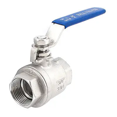 

3/4PT Female Right Angle Rotary Lever Stainless Steel Ball Valve Pipe Fitting