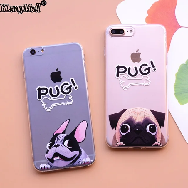 coque iphone 8 plus pug