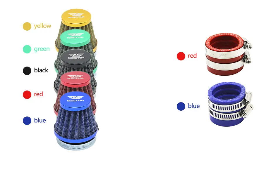 ZSDTRP PWK21 24 26 28 30 32 34 мм МОТОЦИКЛ КАРБЮРАТОР воздушный фильтр адаптер Набор для 50-250cc гонки Motos Go Kart Carbs