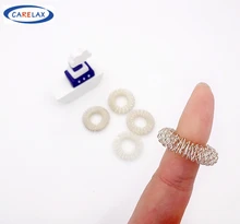 5PC Finger Massage Ring Acupuncture Spring Ring Health Care Hand Massager