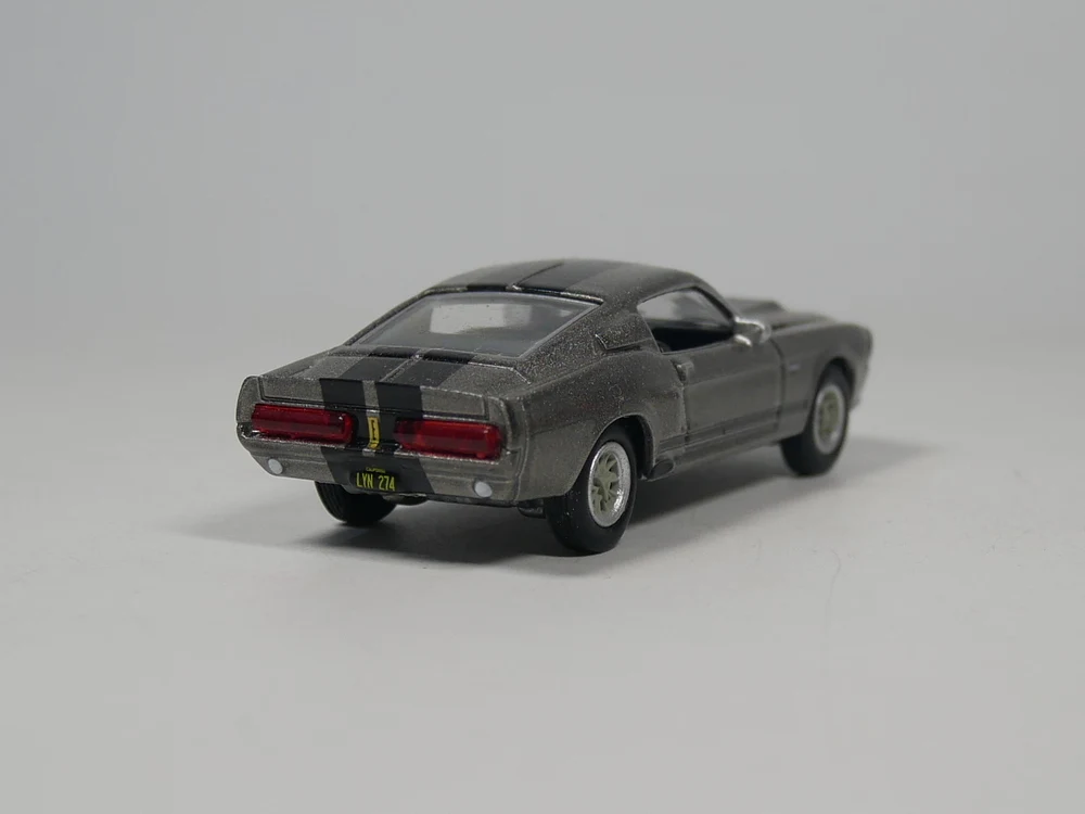 Авто ИНН-Greenlight 1: 64 1967 Ford Mustang Eleanor литья под давлением модель автомобиля(серый