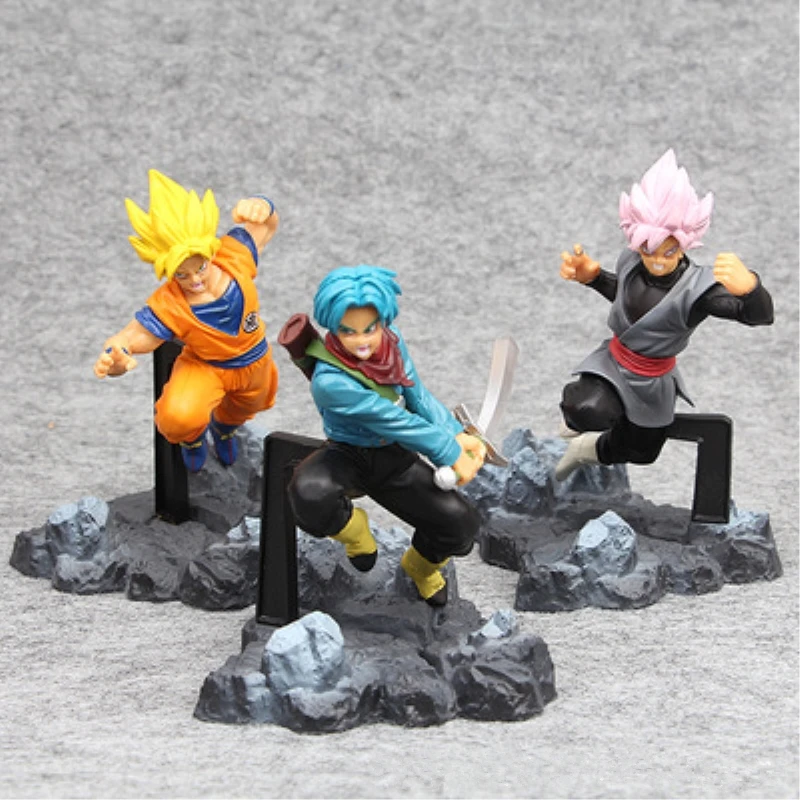 19styles Action Figure Dragon Ball Goku Trunks Zamasu PVC Action Figure Toys Dragon Ball Super Saiyan Rose Goku Black Model Toys