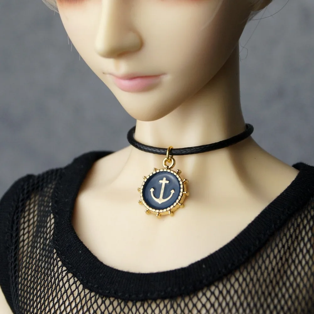 

BJD OOAK Necklace Boat Anchor Handmade For 1/3 24" 70cm SD17 BJD doll SD DK DZ AOD DD Volks Doll use FREE SHIPPING