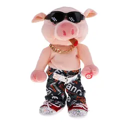 На батарейках танцы и Поющая свинья плюшевая игрушка подарок Чучело животных куклы A