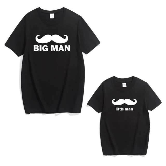 Padre hijo camisa hombre grande hombre pequeño patrón del