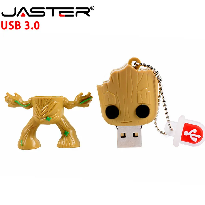 Jaster Lovely Мультфильм флэш-накопитель USB мини дерево человек карта памяти USB 3,0 4 ГБ 8 ГБ 16 ГБ 32 ГБ 64 ГБ 128 ГБ высокоскоростной U диск