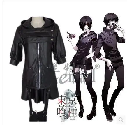 Аниме Perucas Kaneki Ken Kirishima Touka Токийский Гуль косплей костюм | Тематическая одежда и